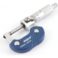 Dasqua 25-50MM Mekanik Dış Çap Mikrometre 0.01MM Krom Kaplama 4111-5210