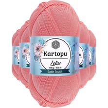 Kartopu 5 Adet Lotus Bikini Büstiyer Bluz Örgü Ipi  K766 Gül Pembe