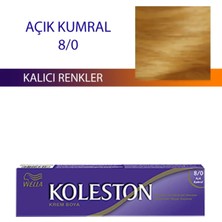 Wella Koleston Single Tüp Boya Saç Boyası Açık Kumral 8/0