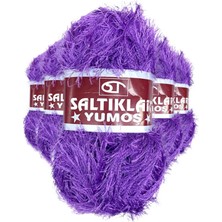Saltıklar 5 Adet Yumoş Sakallı El Örgü Ipi Yünü 30