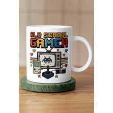 Mithor Shop Old School Gamer Retro Tv Piksel Art Tasarım Kupa