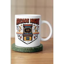 Mithor Shop Arcade Night Piksel Art Tasarım Kupa