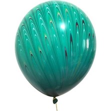 Ett Tavus Kuşu Yeşil Lateks Balon