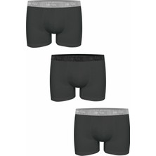 John Frank Üçlü Paket Erkek Boxer JF3BBLK02