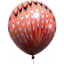 Ett Tavus Kuşu Turuncu Lateks Balon