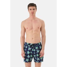 John Frank Gts All Over Prınted Erkek Deniz Şortu JFSSSWL27-STARFISH