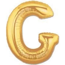 Ett G- Harf 32 Inc Gold Renk Balon 76 cm