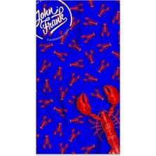 John Frank Unisex Plaj Havlusu JFSS23TW13-LOBSTER
