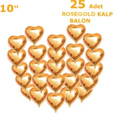 Ett 25 Kalpli 10 Inc Rosegold Set Balon