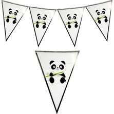 Ett Panda Iyiki Doğdun Üçgen Flama