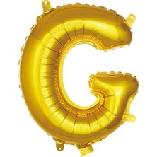 Ett G- Harf 16 Inc Gold Renk Balon 36 cm
