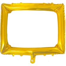 Ett Çerçeve Gold Folyo Balon 64*70