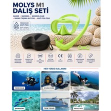 UltraMint Dalış Maskesi, Şnorkel, Kutu ve Anti Fog Film Seti