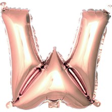 Ett W- Harf 40 Inc Rosegold Renk Balon 100 cm