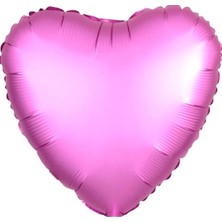 Ett 18 Inc Kalp Pembe Renk Folyo Balon