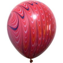 Ett Tavus Kuşu Kırmızı Lateks Balon