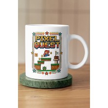 Mithor Shop Pixel Quest Super Mario Fan Art Tasarım Kupa