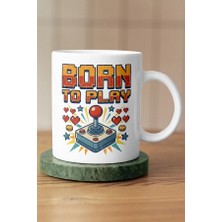 Mithor Shop Born To Play Joystick Piksel Art Tasarım Kupa