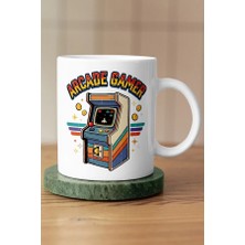 Mithor Shop Arcade Gamer Retro Uzay Oyunu Piksel Art Tasarım Kupa
