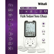 Premini Dijital Portatif 2 Kanallı 4 Pedli Fizik Tedavi Tens Cihazı