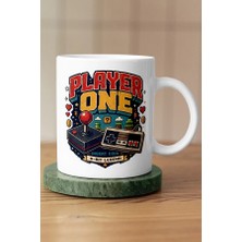 Mithor Shop Player One Piksel Art Tasarım Kupa