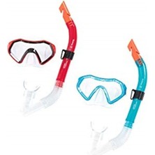 Bestway Kırmızı Sparkling Sea Maske ve Şnorkel Seti, Deniz Keyfi Için Mükemmel!