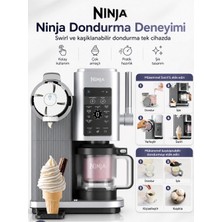Ninja 13 Programlı Soft Serve ve Dondurma Makinesi, Yumuşak Kıvamlı Tatlılar Için Güçlü Motorlu Kompakt Tasarım