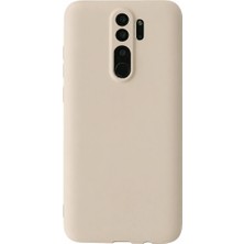 Vintessy Xiaomi Redmi Note 8 Pro Kılıf First Silikon - Krem