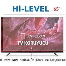 Hi-Level HL65QUMLN-W02S Tv Ekran Koruyucu - Hi Level 65" Inç 165 Ekran Frameless UHD QLED Webos Tv