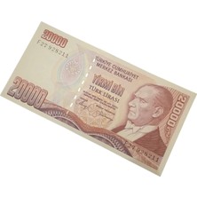 Yediotuz Digital Pazarlama 7. Emisyon 20.000 Türk Lirası Cumhuriyet Dönemi Koleksiyon Para Antika Para