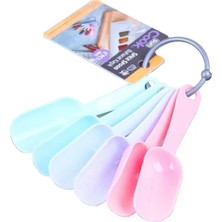Hace Bazaar 6'lı Plastik Baharat Kaşığı -68365