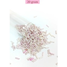 Hace Bazaar Uzun Boru Kesme Boncuk Çap 2mm Uzunluk 10 mm - 20 Gram - Mat Beyaz - BNC263