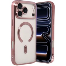 DS LLC Apple Iphone 17 Pro Max Kross Magneticsafe Kapak - Rose