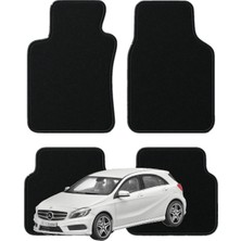 Mercedes A Serisi W176 Hatchback (2013-2018) Özel Kesim Tam Uyumlu Lüx Oto Halı Paspas Mercedes A180 Paspas , Mercedes A200 Paspas