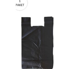 Royaleks Siyah Hışır Atlet Poşet Mini Boy 22X31 cm 1 Paket Takriben 500 Adet
