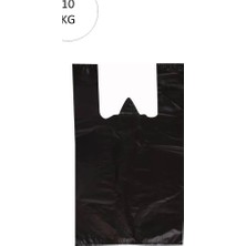 Royaleks Siyah Atlet Poşet Mini Boy 20X34 cm Takriben 2.350 Adet 10 kg