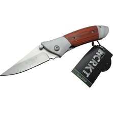 İlk El Grup Cr 0035 Rd Kamp Çakı 18 cm - Metal Ampampamp Gül Ağacı Saplı, Kılıflı, Kutulu