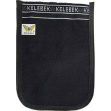 Kelebek Kese Osmanlı Kalın Siyah Banyo Hamam Kesesi 25X17 cm