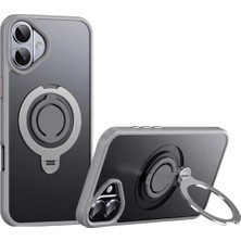 Marsilyan™- Joko Apple Iphone 16 Plus Avatar 360 Dönen Magsafe Kapak - Titan Gri