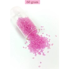 Royaleks Kesme Cam Boncuk 2mm - 60 Gram - Şeffaf Mat Pembe - BNC377