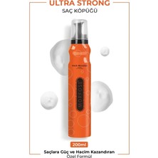Royaleks Ultra Strong Saç Köpük 200 ml - Ultra Güçlü Tutuş - Mrfs