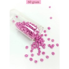 Royaleks Dökme Cam Kum Boncuk Büyük Boy (6/0) 4 mm - 60 Gram - Eflatun - BNC121