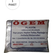 Ögem Bakkaliye Naylon Torba Birlik 20X30 cm 1 kg 1 Paket (Takriben 230 Adet)