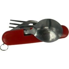 İlk El Grup K 524 Rd Çok Amaçlı Çakı (Çatal, Kaşık, Bıçak) 9cm - Plastik Gövde