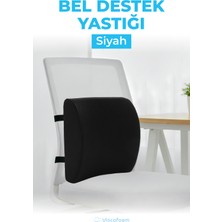 Premini Konforlu Visco Bel Yastığı, Ofis ve Araç Koltukları Için Destek