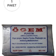 Ögem Bakkaliye Naylon Torba Üçlük 26X45 cm 1 kg 1 Paket (Takriben 135 Adet)