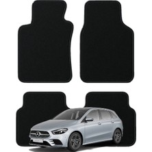 Mercedes B Serisi W247 Hatchback (2018-2026) Özel Kesim Tam Uyumlu Lüx Oto Halı Paspas Mercedes B180 Paspas , Mercedes B150 Paspas