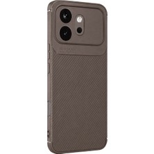 DS LLC Huawei Honor 600 Auto Focus Karbon Kapak - Gri