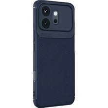 DS LLC Huawei Honor 600 Auto Focus Karbon Kapak - Lacivert