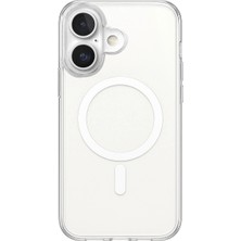 DS LLC Apple Iphone 17 Kılıf Magneticsafe Şeffaf Silikon - Şeffaf